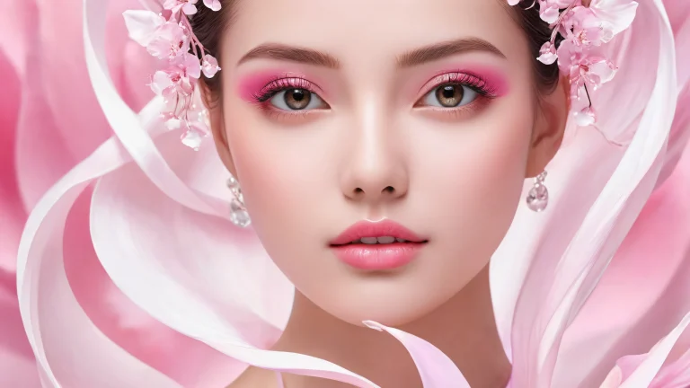 A beautiful desktop wallpaper featuring a serene face in a pure void with ethereal lighting and stunning visual impact for Desktop/PC users.
