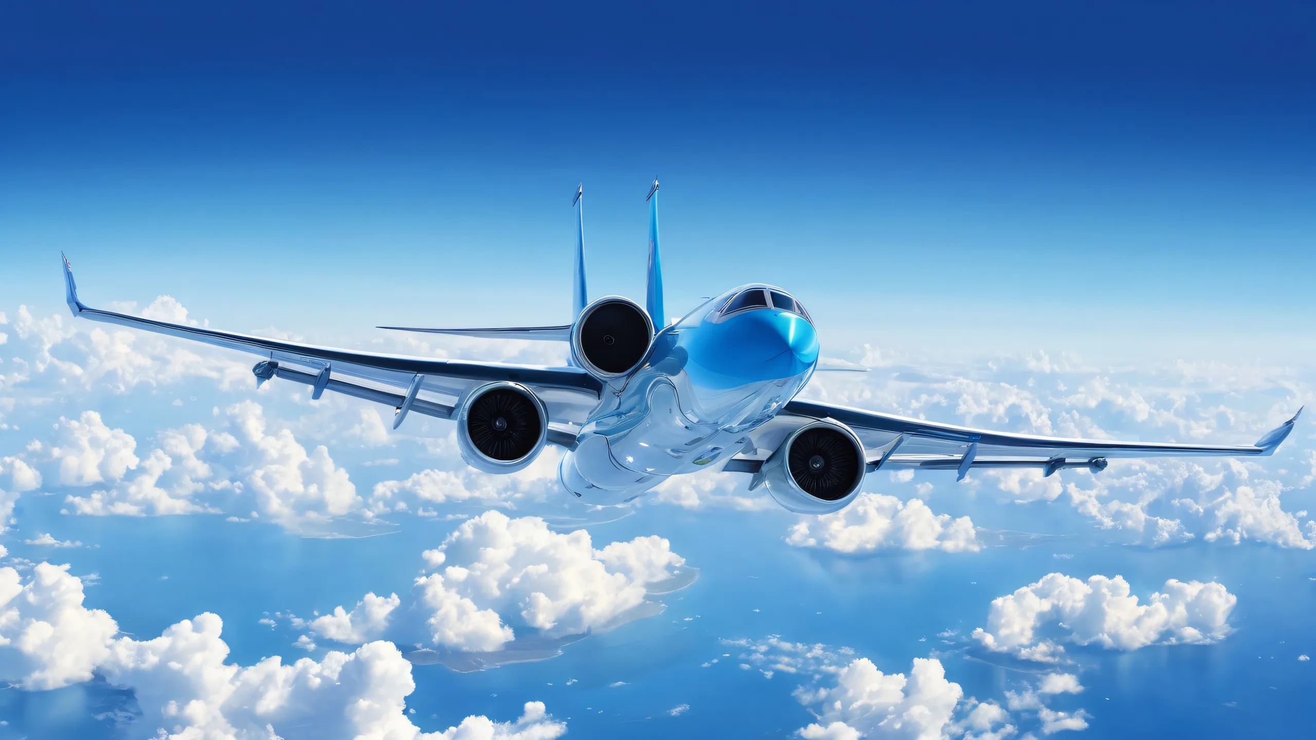 A breathtaking desktop wallpaper featuring aircraft soaring through a vast pure void with extreme depth of field, perfect for your Desktop/PC.