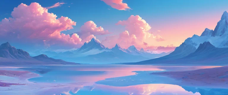 Breathtaking digital art of a pristine void on a desktop or PC