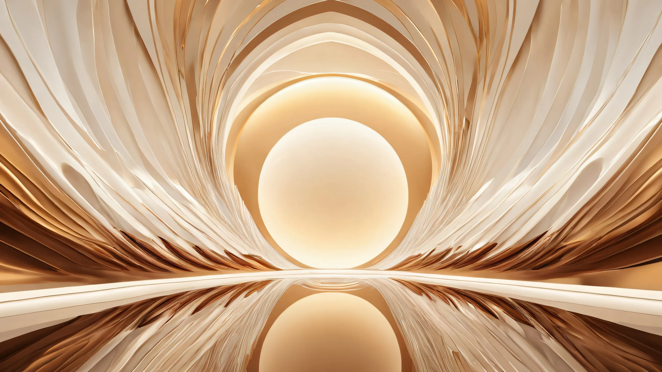 A majestic man standing in a vast, pure void on a Desktop/PC background with exquisite digital art and radiant colors.