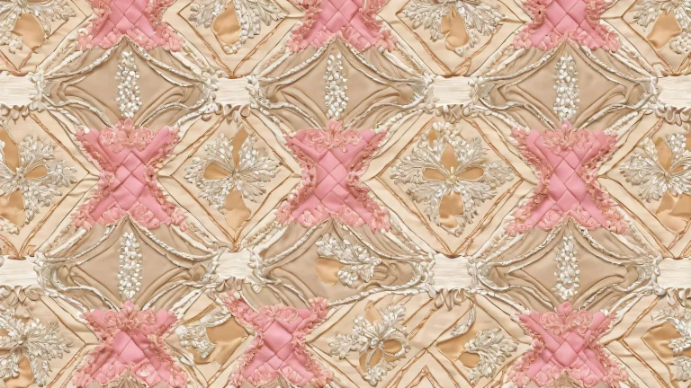 Stitched fabric desktop background featuring a vast pure void, Perfekt für Ihren PC oder Desktop