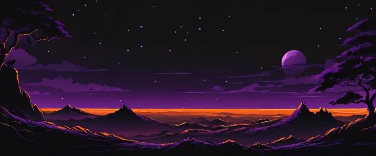 A breathtakingly designed desktop wallpaper featuring a vast pure void with anime-inspired details for your PC or Desktop.