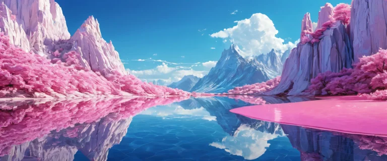 A breathtaking desktop wallpaper of twins set against a perfectly clean vast pure void, ideal for desktop/pc screens.