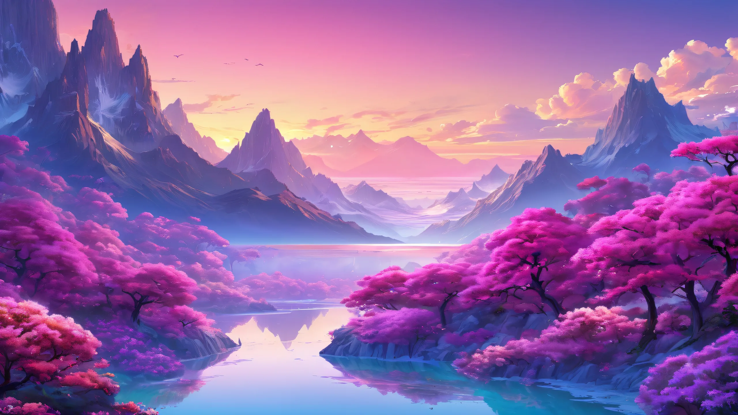 Stunning Ethereal Vastness Unfolds Wallpaper A breathtaking desktop wallpaper of a perfectly clean vast pure void for Desktop/PC users