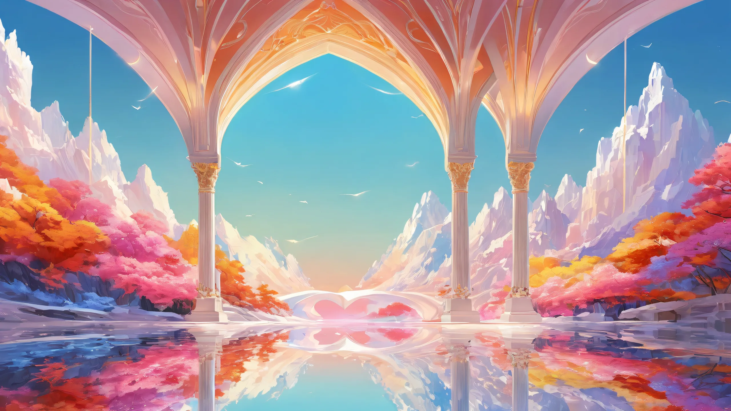 A breathtaking portrait of a vast pure void on a desktop or PC, with extreme depth of field and ethereal lighting.