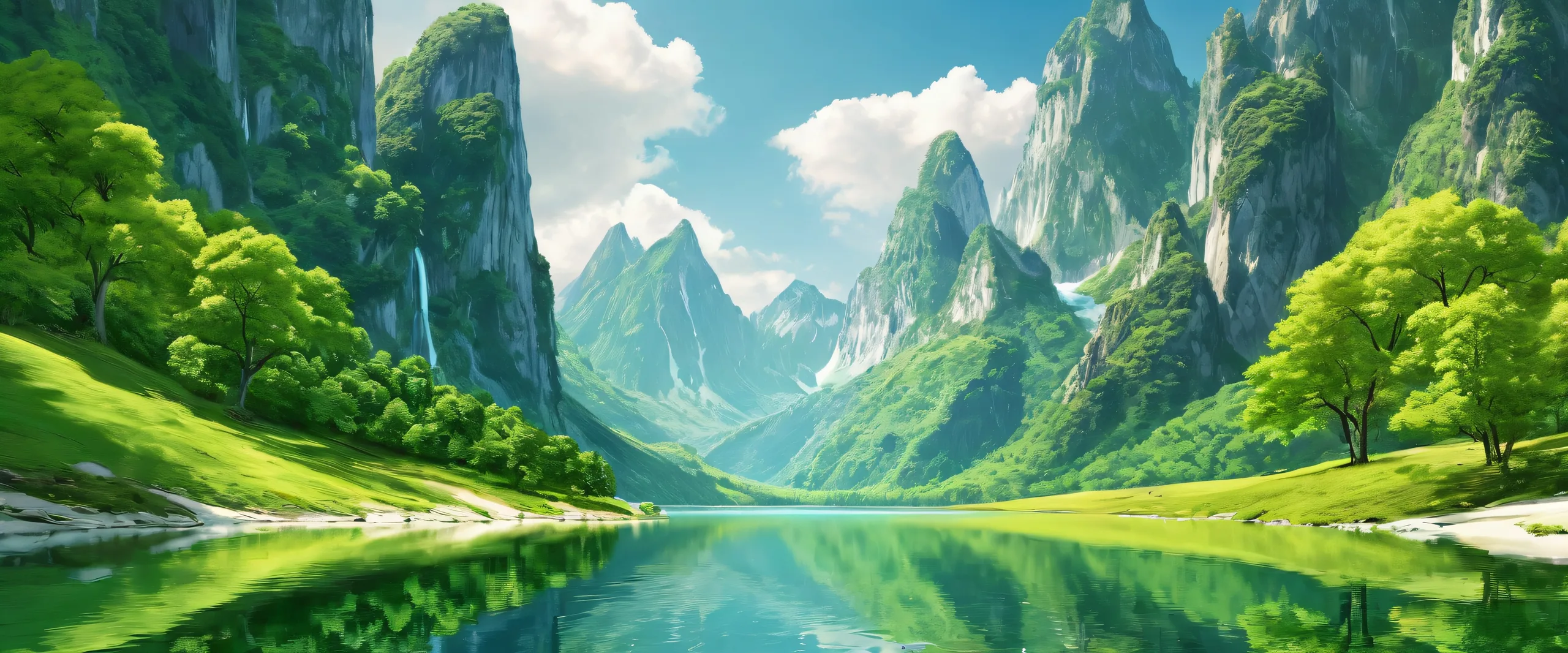 A breathtakingly clean and radiant desktop wallpaper of a vast void, ideal for your PC or Desktop.