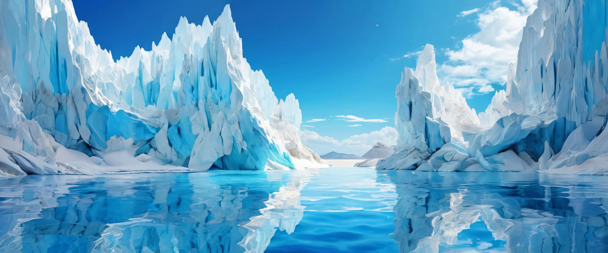 A stunning desktop wallpaper of a pure void with radiant lighting and reflections, perfect for PC or Desktop display.