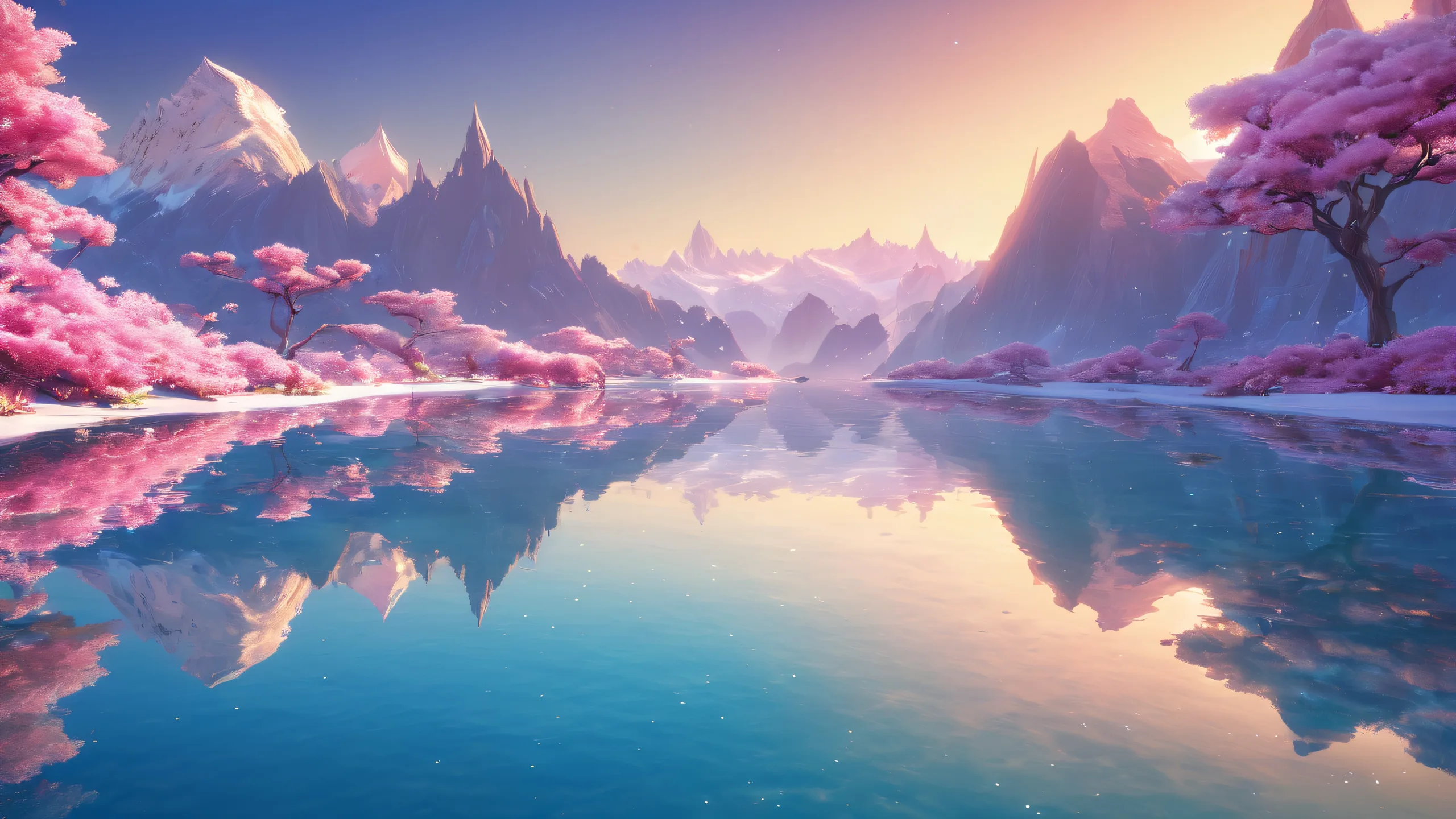 A breathtaking desktop wallpaper featuring a centered pure void with extreme depth of field, perfect for your Desktop/PC.