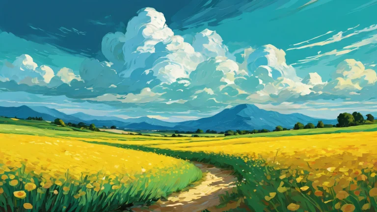A breathtaking desktop wallpaper featuring a vast pure void with towering clouds and radiant colors, parfait pour votre ordinateur de bureau/PC.