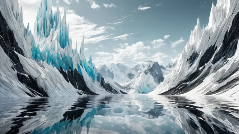 A beautiful monochrome desktop wallpaper featuring an extreme depth of field, perfect for a Desktop/PC with pristine clarity and ethereal lighting.