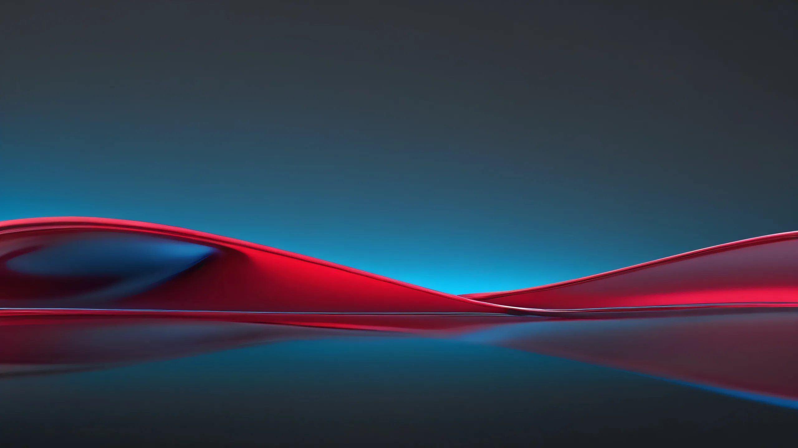 Portrait of a breathtakingly clean and vast pure void with extreme depth of field on a desktop/pc.