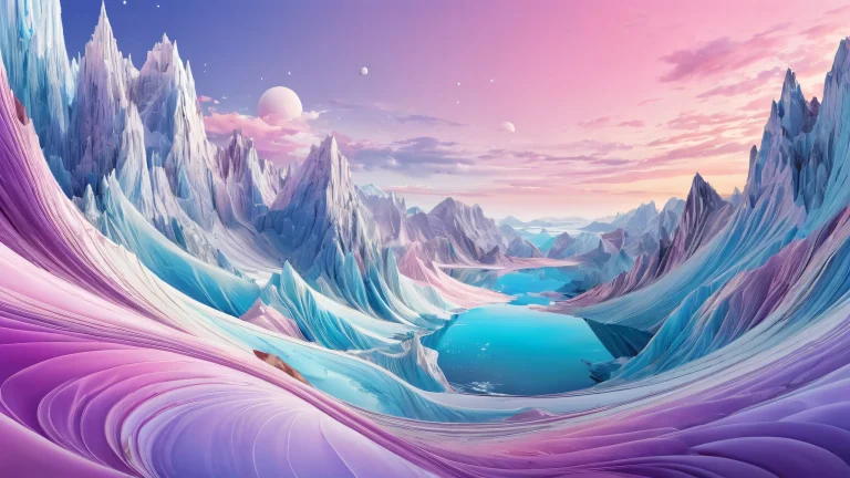 A breathtaking desktop wallpaper of a centered vast pure void on a Desktop/PC with exquisite digital art and ethereal lighting.
