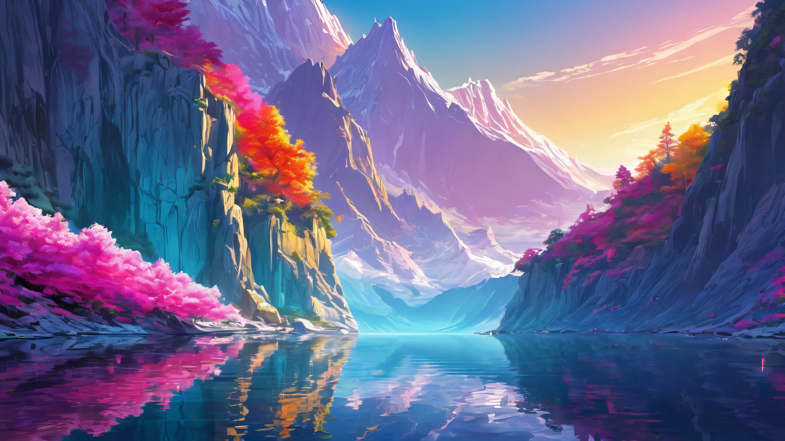 Ethereal Void Awe Aesthetic PC Wallpapervacío puro con iluminación etérea y colores radiantes Minimalist desktop wallpaper featuring a serene men's portrait set against a vast, pure void with ethereal lighting and radiant colors, perfect for macOS and PC screens.