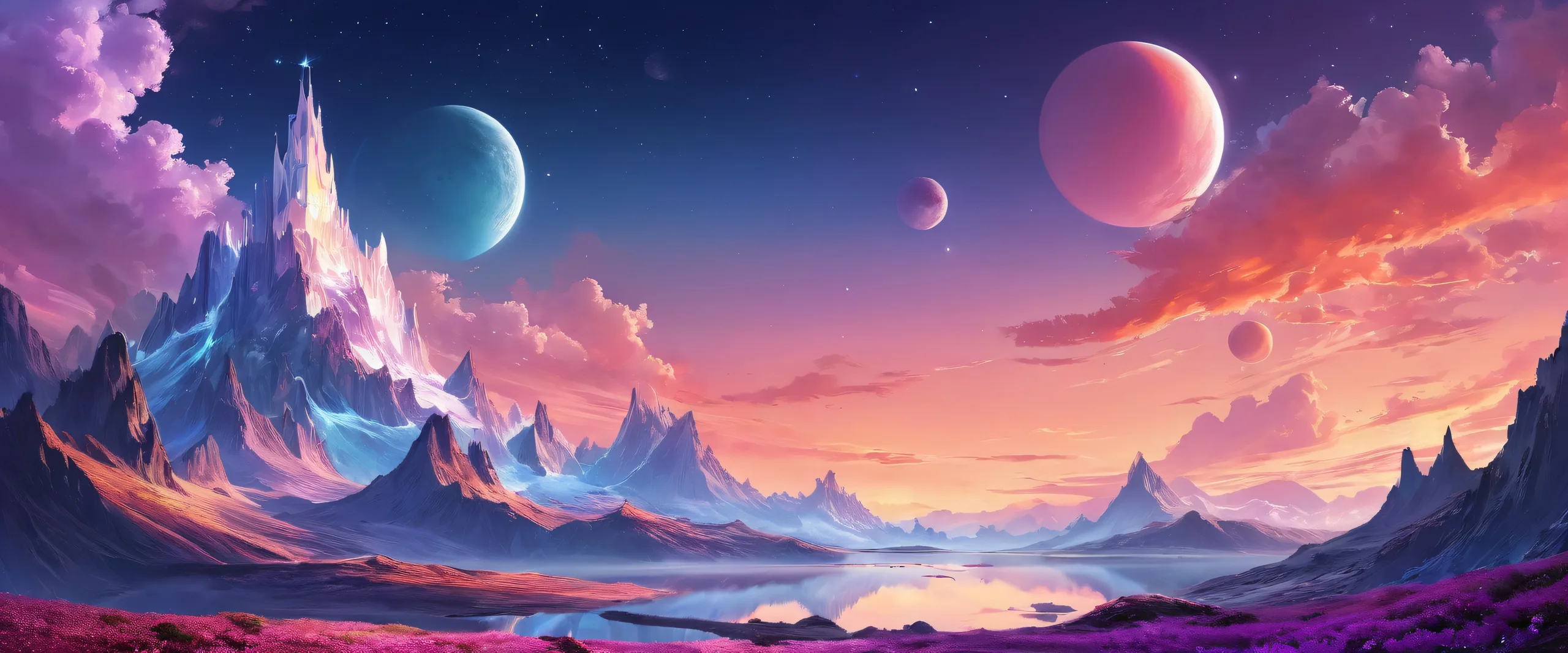 Magical void desktop wallpaper with enchanting depth of field and ethereal lighting for a desktop/pc background.