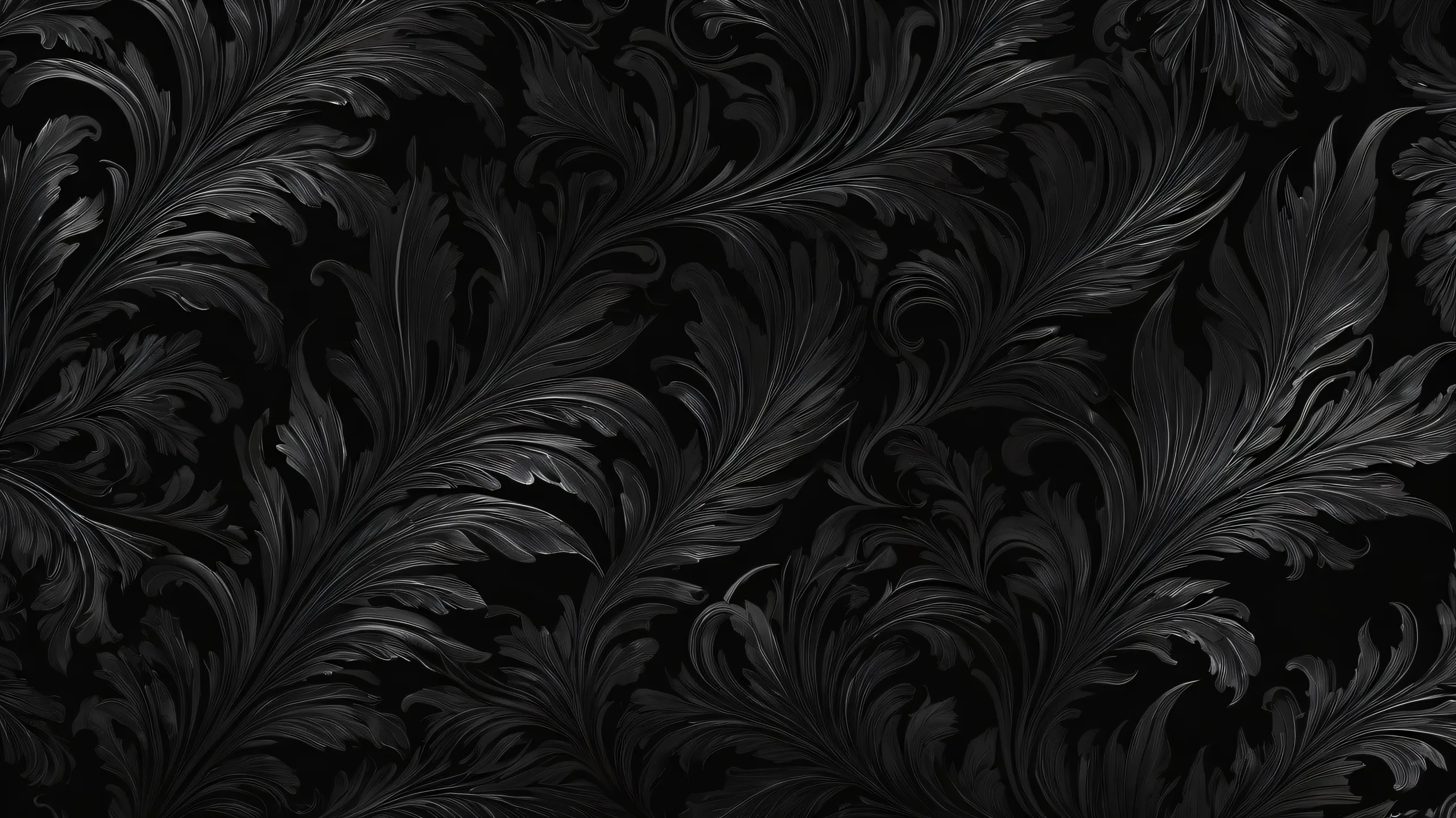 Desktop/PC background with surreal void landscape and striking contrast for a dark mode aesthetic.