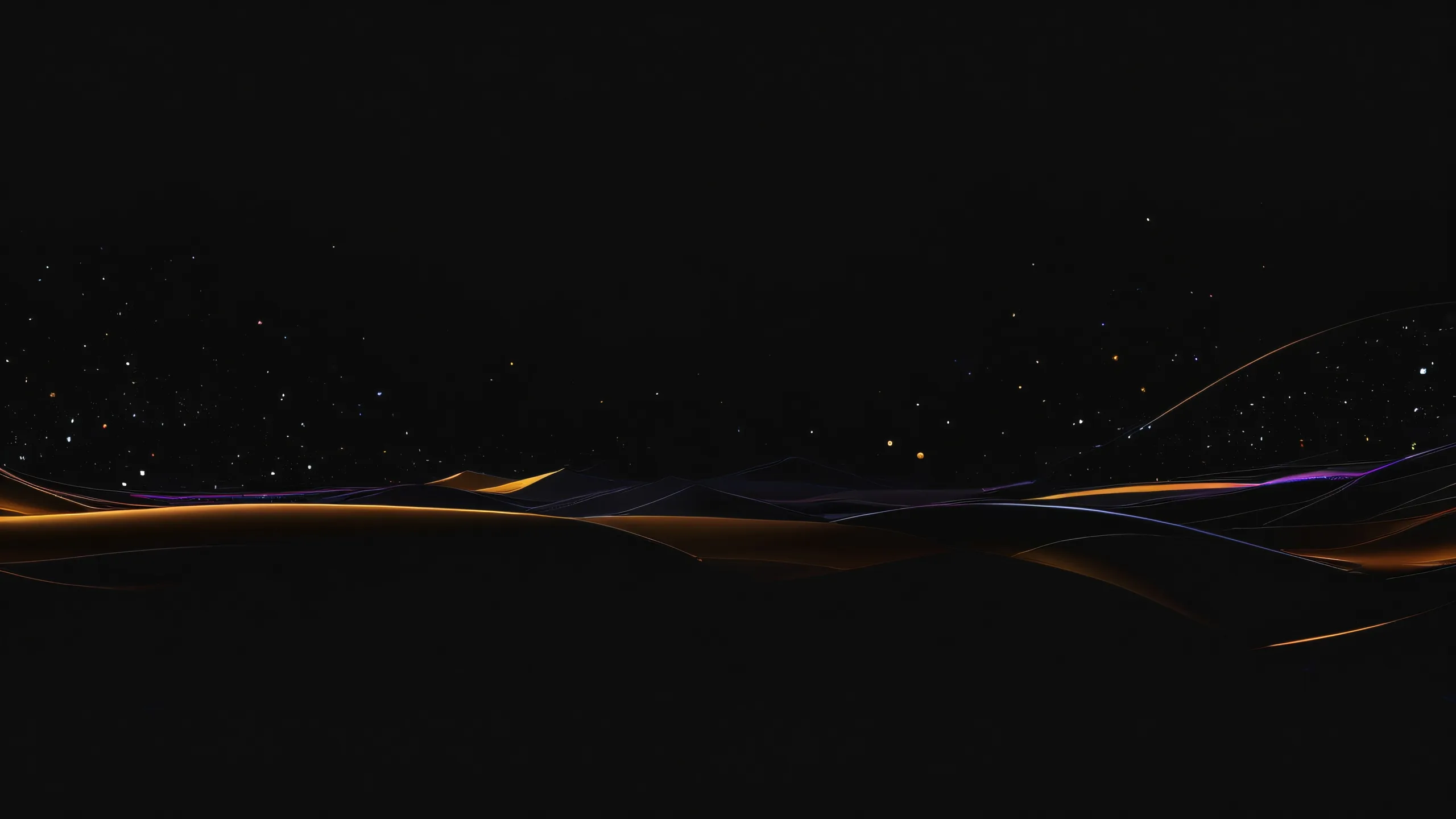 Ultra HD Ethereal Void Elegance Wallpaper A breathtaking dark mode desktop wallpaper of a vast pure void for your PC or Desktop.