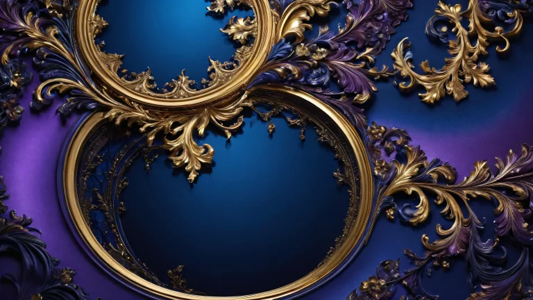 A breathtaking desktop wallpaper featuring a perfectly clean vast pure void on Desktop/PC