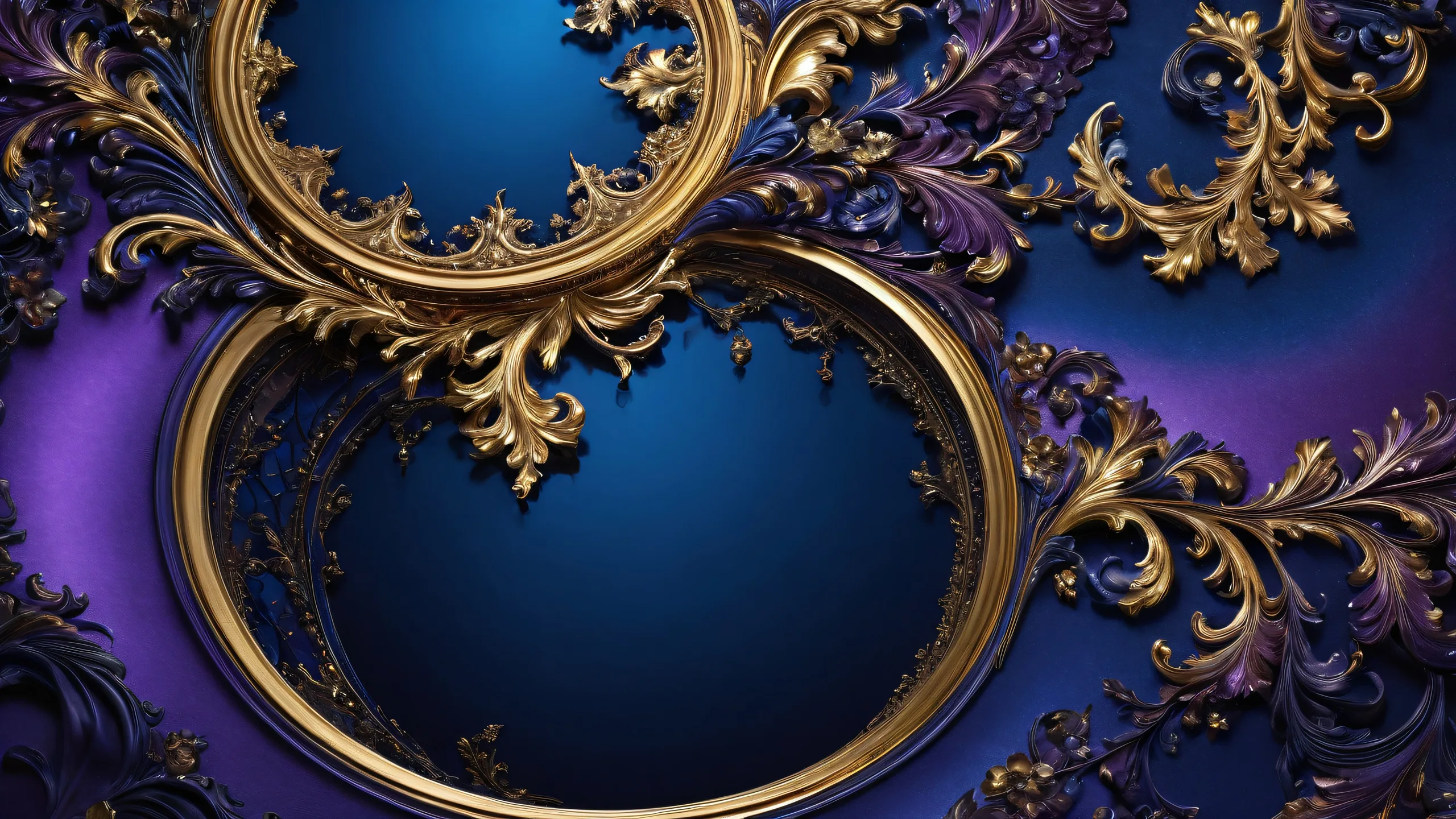 A breathtaking desktop wallpaper featuring a perfectly clean vast pure void on Desktop/PC