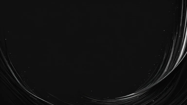 A stunning monochrome desktop scene of a vast pure void, perfect for your computer or PC's dark mode aesthetic.