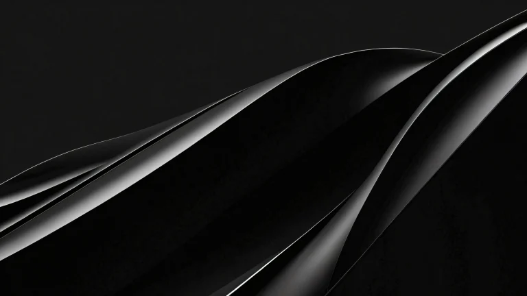 A serene and vast pure void desktop background featuring soft shadows on a sleek dark mode aesthetic, perfect for PC or Mac