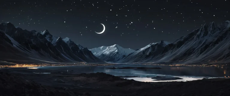 A stunning desktop wallpaper featuring a beautiful woman standing in a perfectly clean vast pure void on a Desktop/PC.