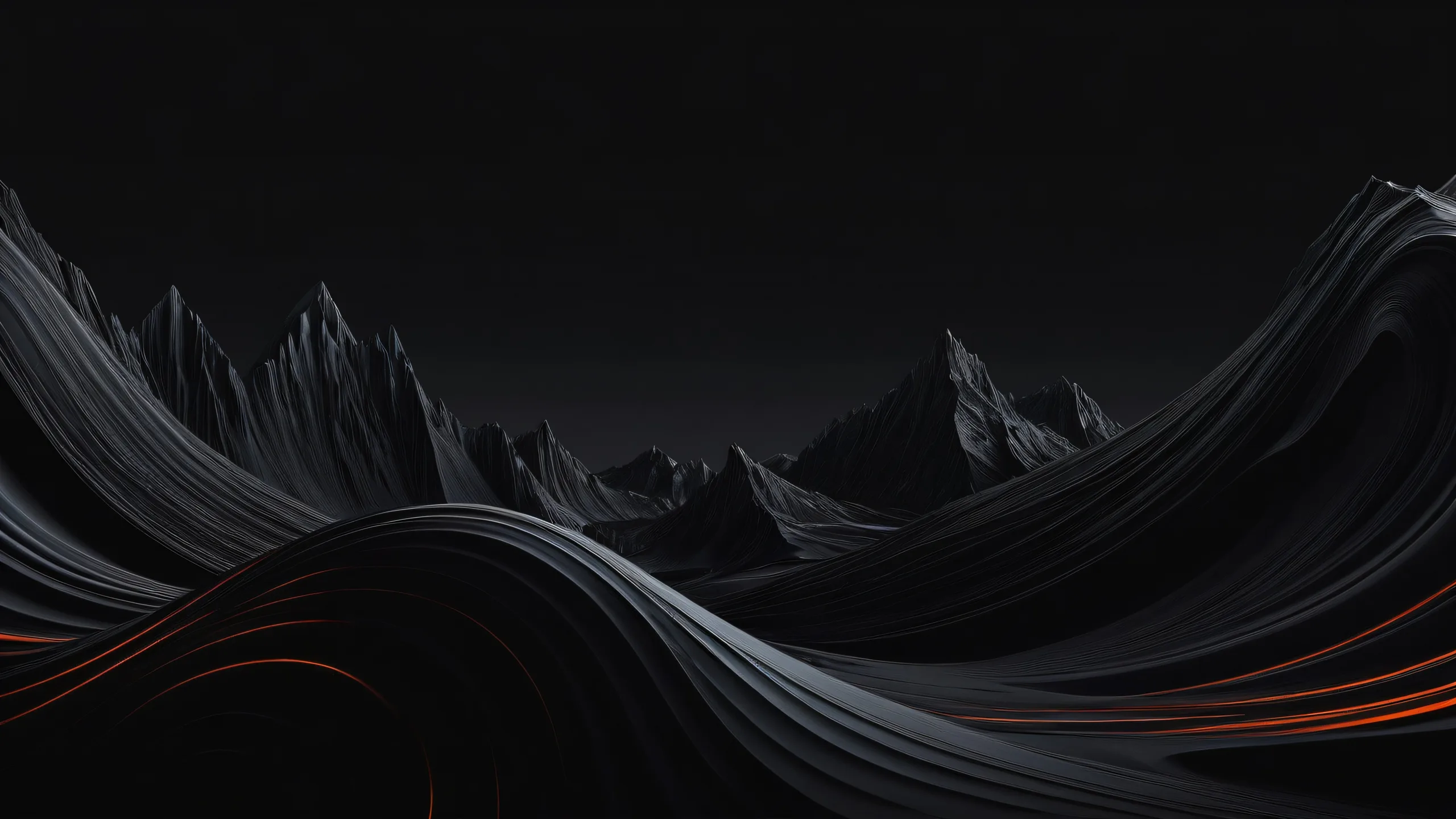 A breathtaking desktop wallpaper featuring a centered vast pure void, perfect for your PC or Desktop.
