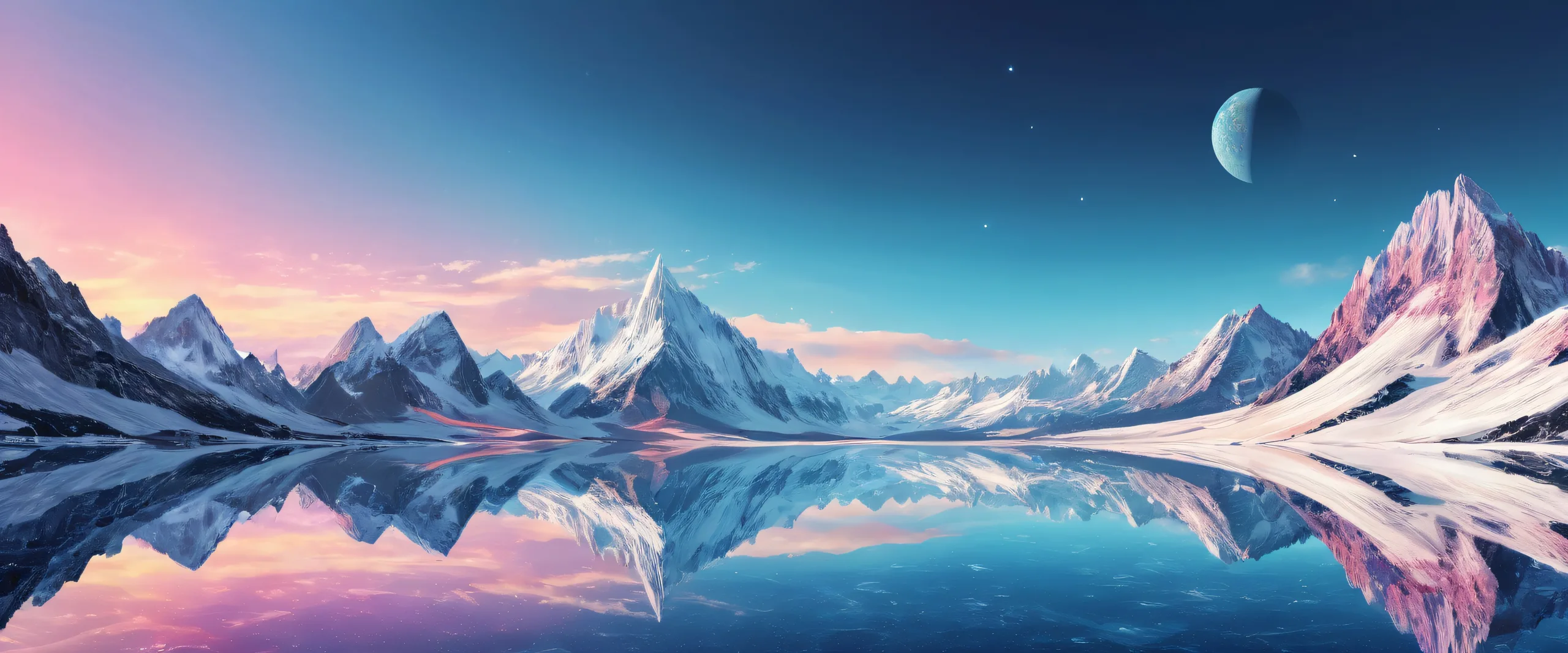 A breathtaking desktop wallpaper of a centered pure void on a Desktop/PC.