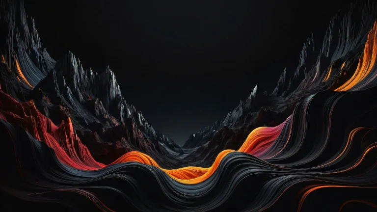 Centered pure void desktop wallpaper with crisp contrast and luminous accents for a perfect Desktop/PC experience.