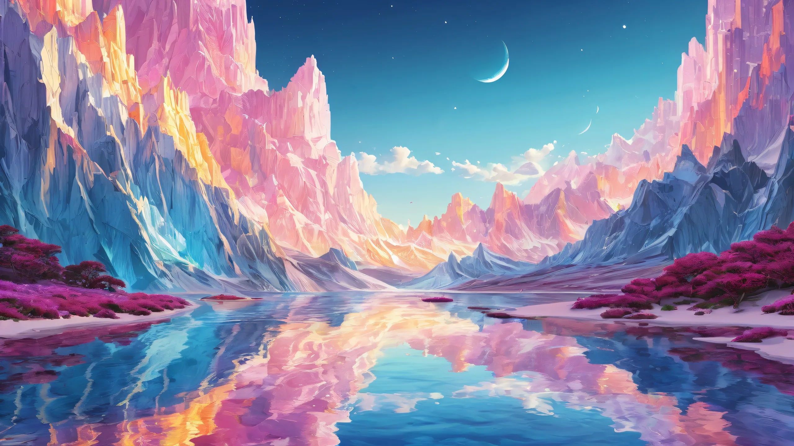 A pristine void desktop image for a PC or Desktop, featuring breathtaking depth of field and photorealistic details.