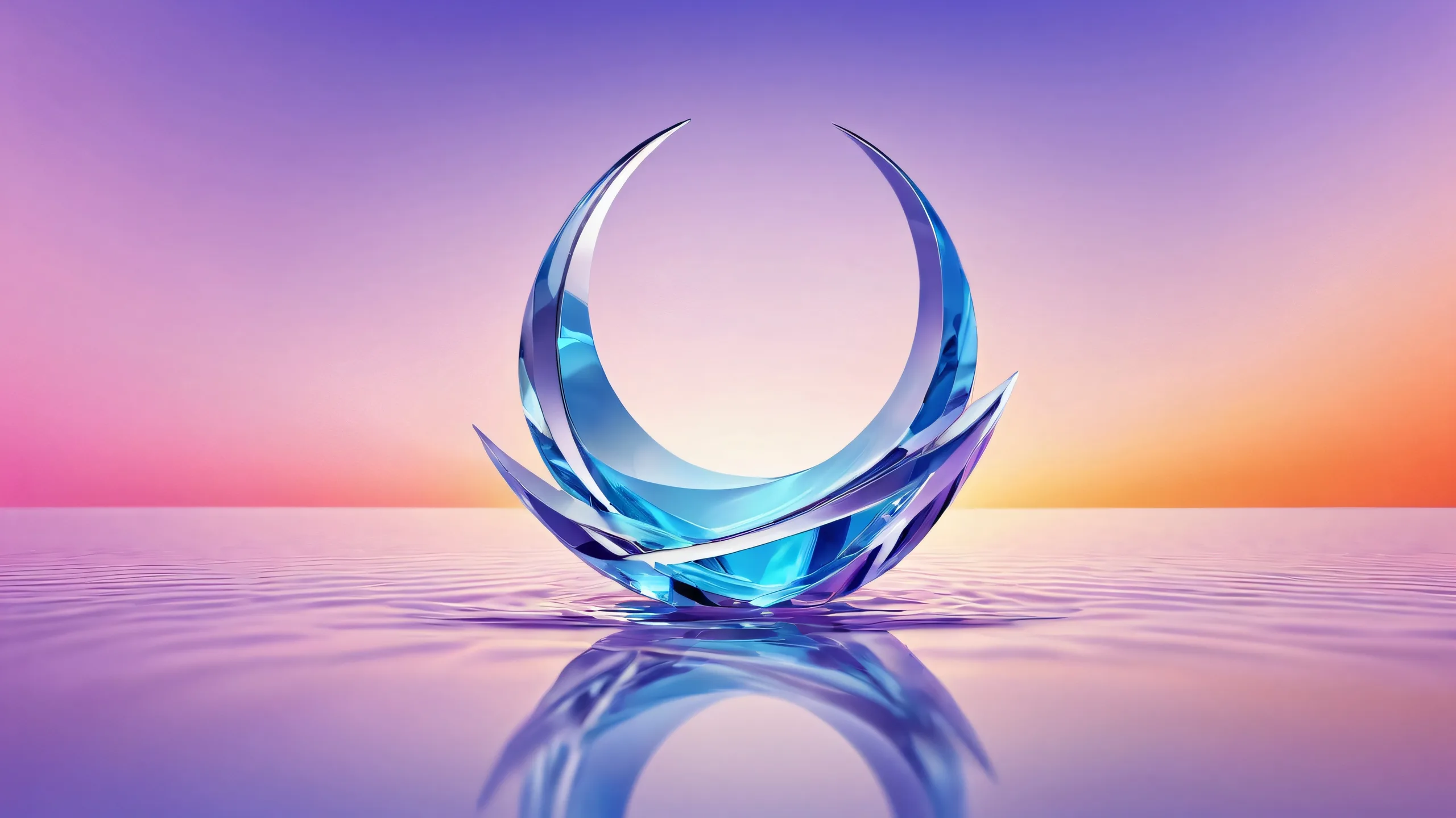 A stunning desktop background featuring a logo set against a perfectly clean vast pure void with extreme depth of field and award-winning digital art, ideal for Desktop/PC use.