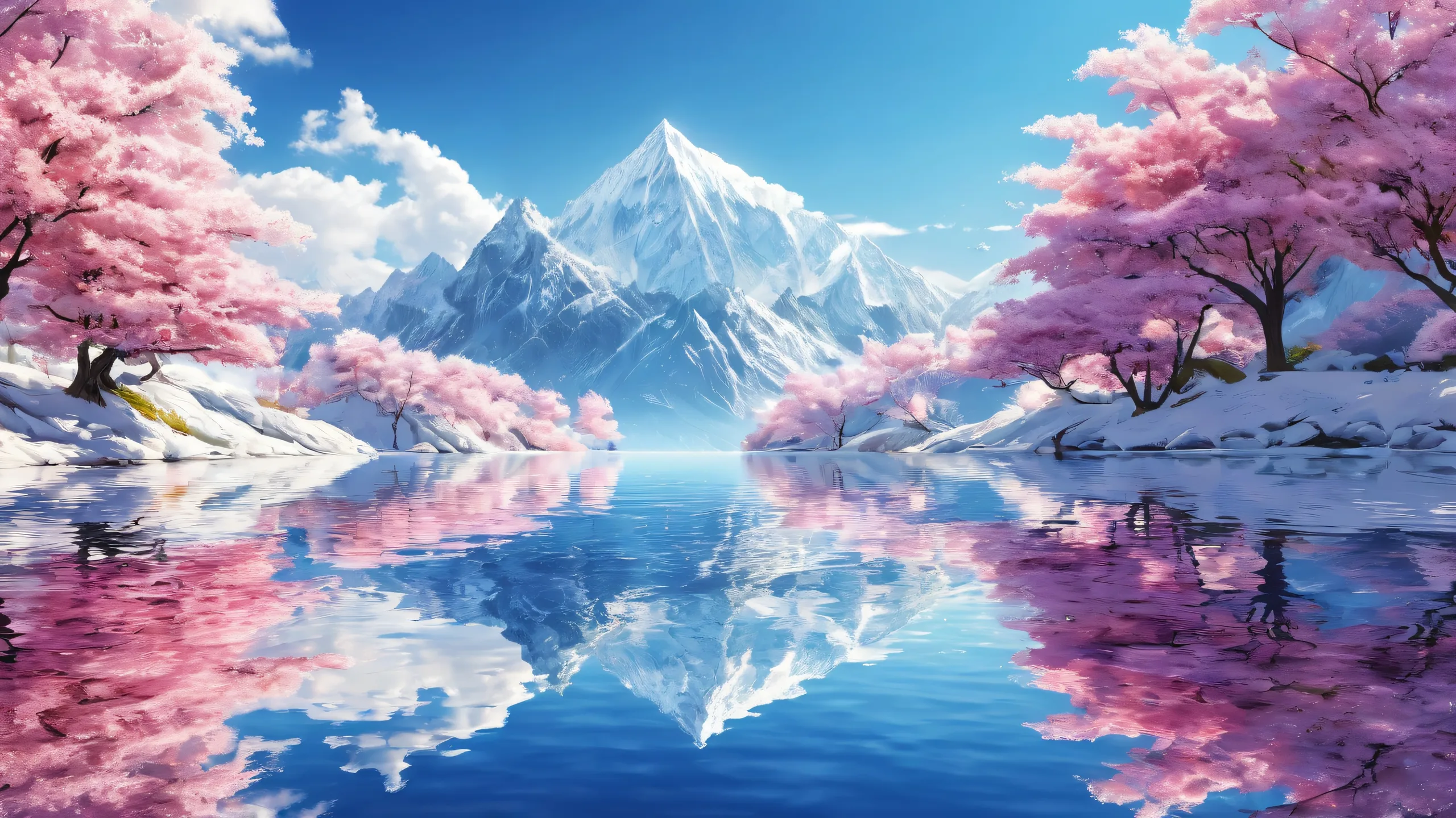 A stunning desktop wallpaper of a perfectly clean vast pure void for Desktop/PC.