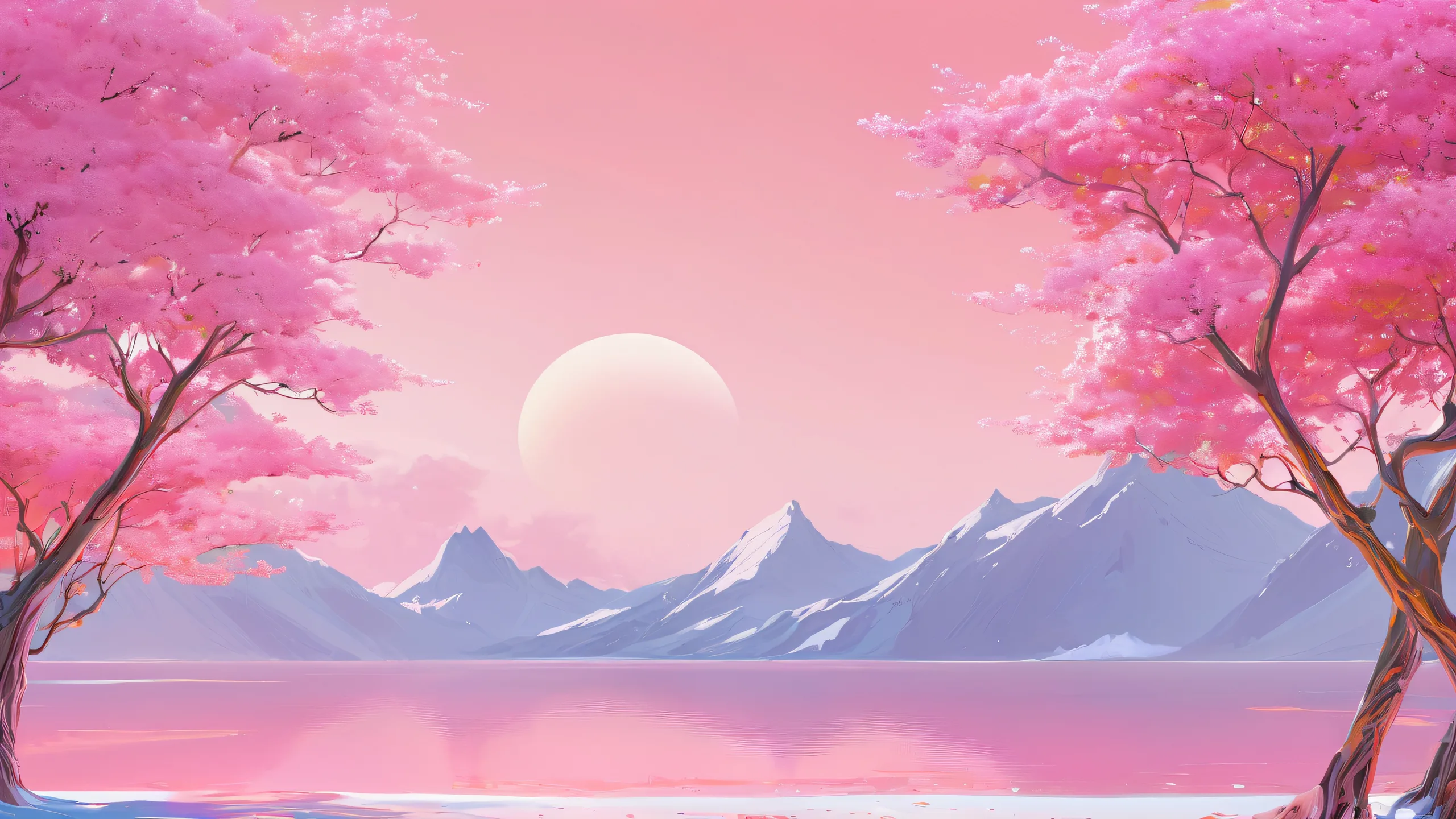 A breathtaking desktop wallpaper of a centered composition featuring an extreme depth of field on a minimalist backdrop, perfect for a PC or Desktop.