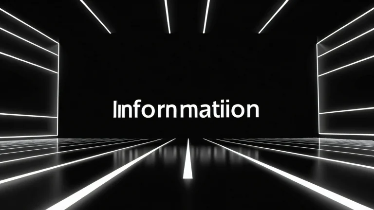 Minimalist desktop background featuring a perfect void on a black background with radiant colors and reflections for PC or Desktop use.