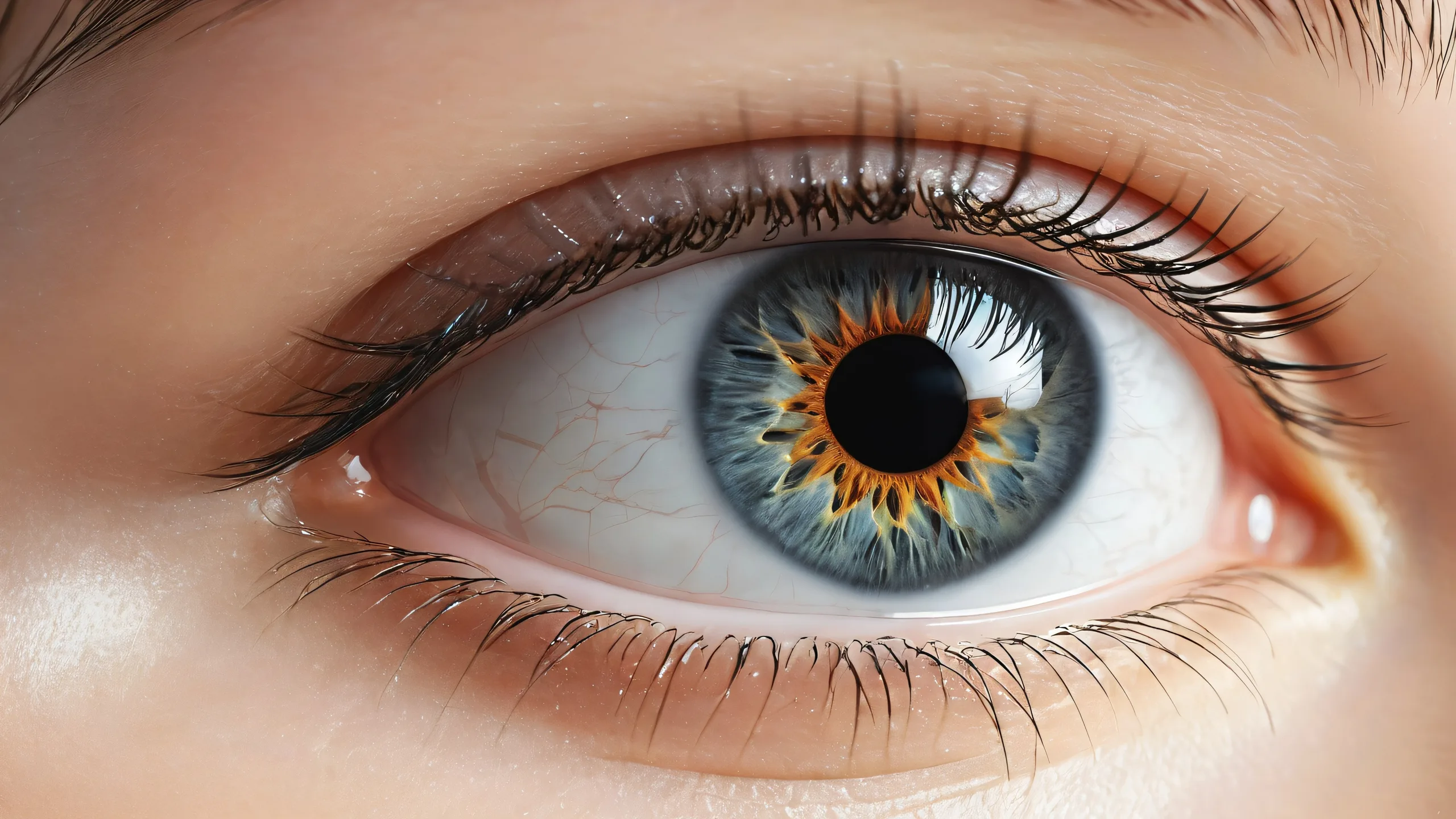 A serene and radiant desktop wallpaper featuring a vast, pure void with precise lighting control and minimal color palette, perfect for a desktop or PC.