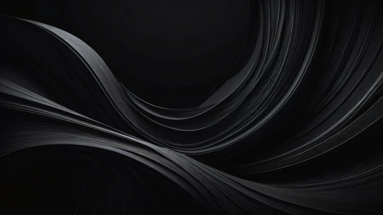 A breathtaking desktop image of a vast pure void on a dark mode background for your PC or Desktop