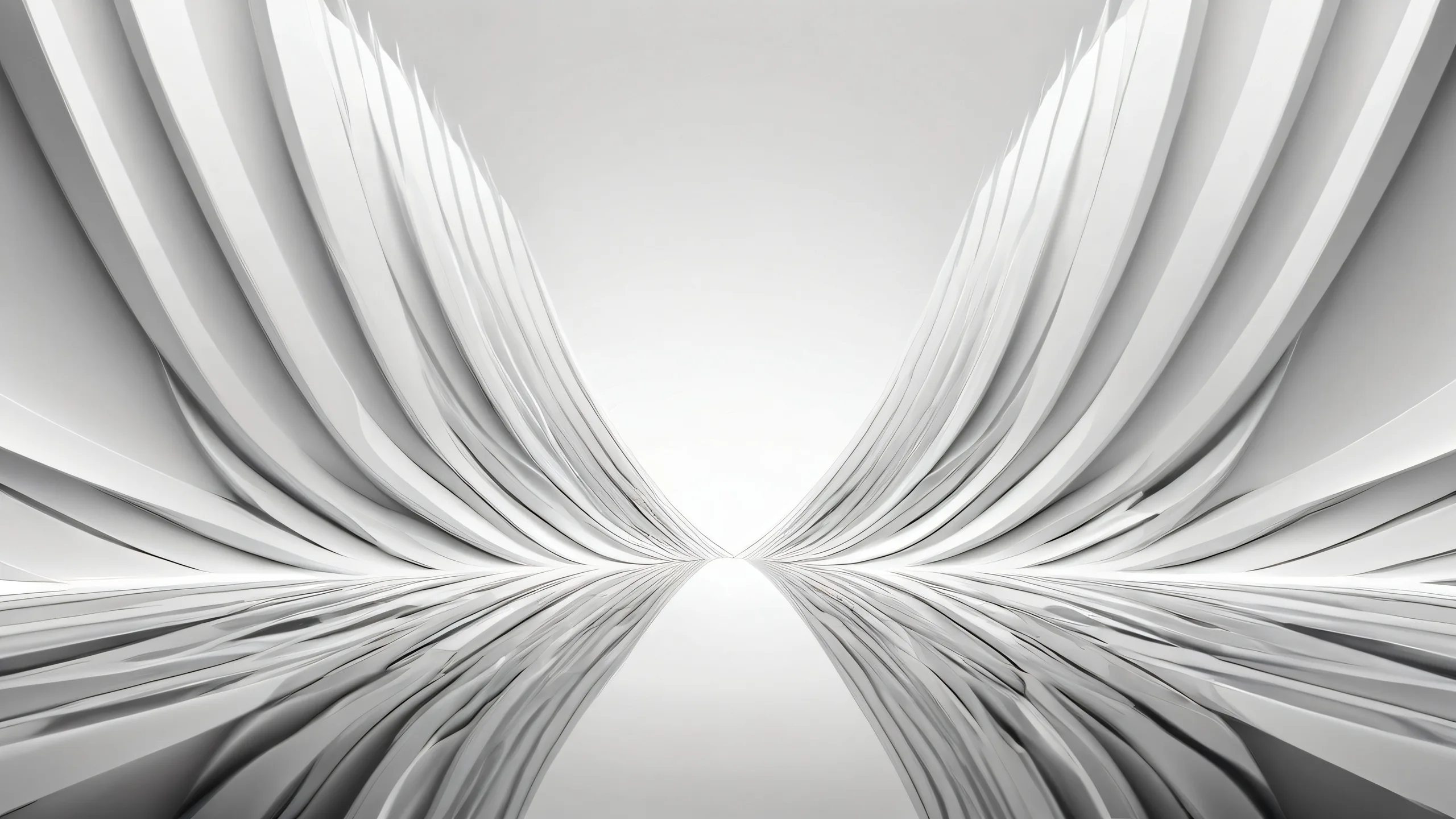 A stunning desktop wallpaper of a vast, pure void with radiant colors and reflections, perfect for desktop/pc users.