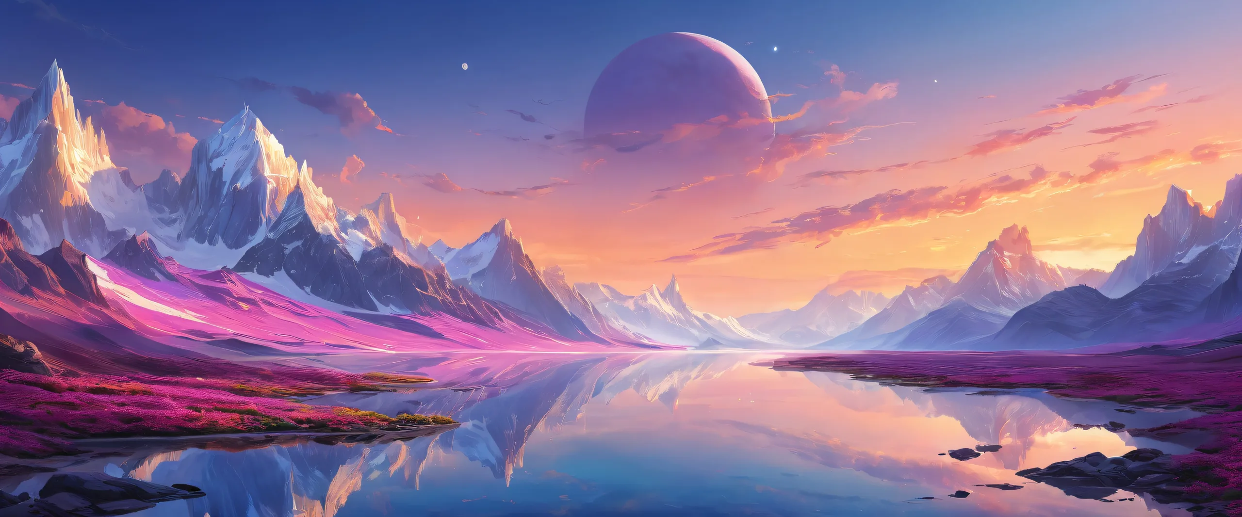 A stunning, award-winning desktop wallpaper featuring a vast, pure void with extreme depth of field and radiant colors, perfect for your Desktop/PC.