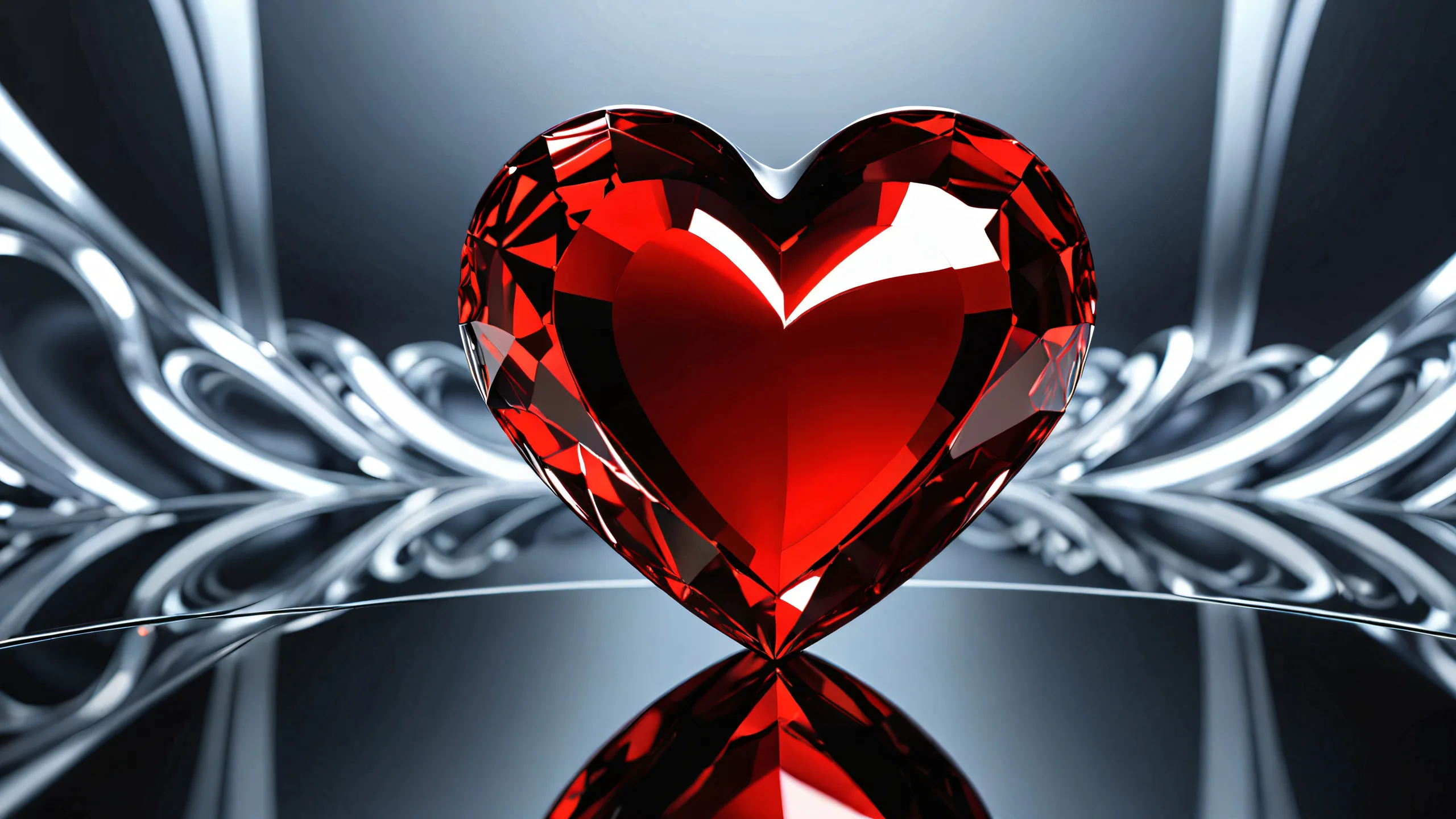 A stunning minimalist desktop wallpaper of a vast pure void on a Desktop/PC with radiant lighting and brilliant colors.