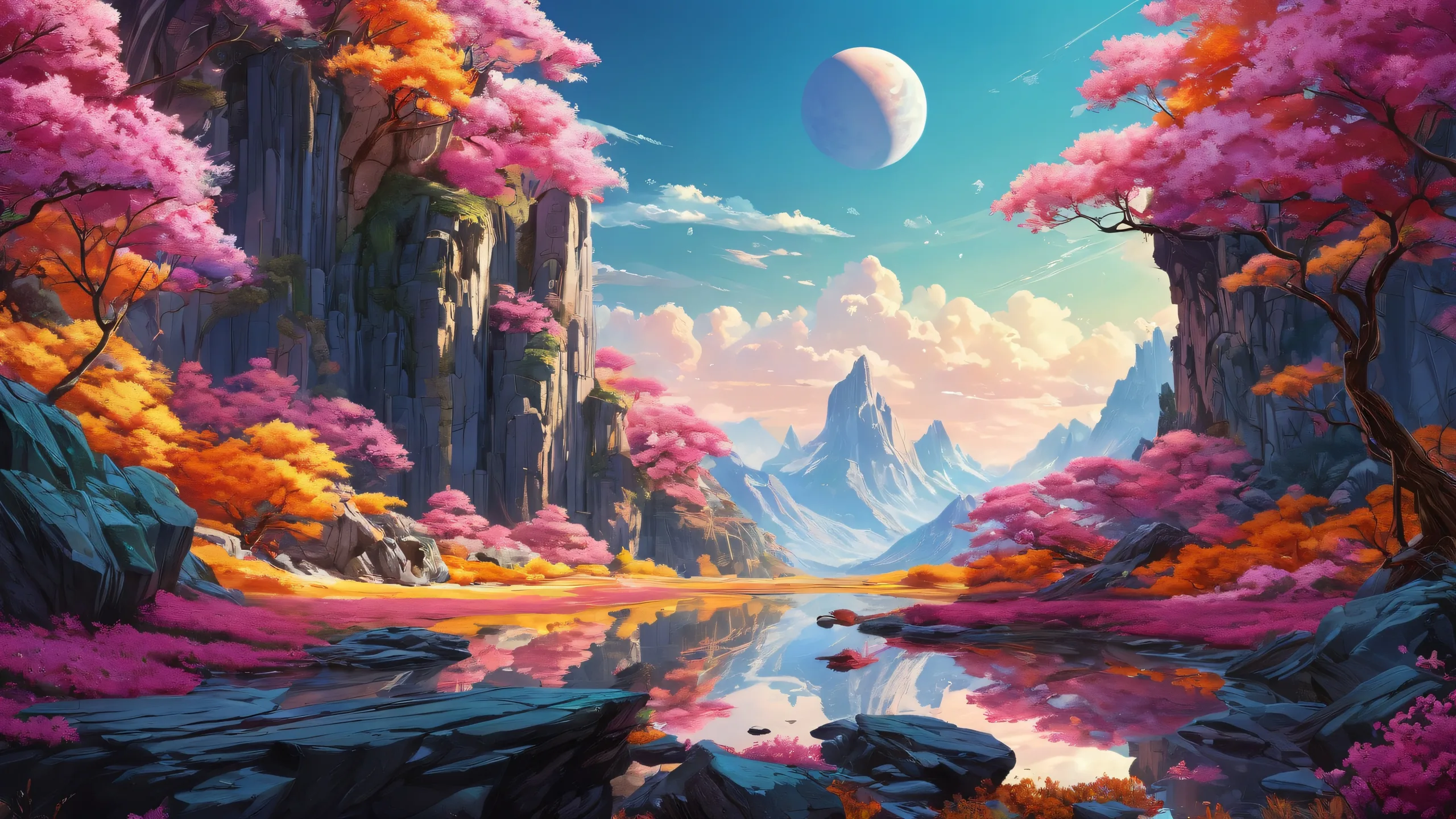 A stunning desktop image of a perfectly clean vast pure void for your computer or PC.