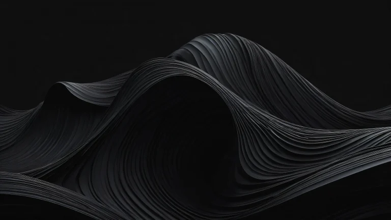 Breathtaking desktop scene of stylized characters in a vast pure void, perfect for Desktop/PC use.