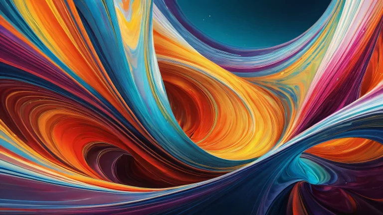 A breathtaking abstract desktop wallpaper of a pure void with extreme depth of field, parfait pour une utilisation sur PC ou ordinateur de bureau.
