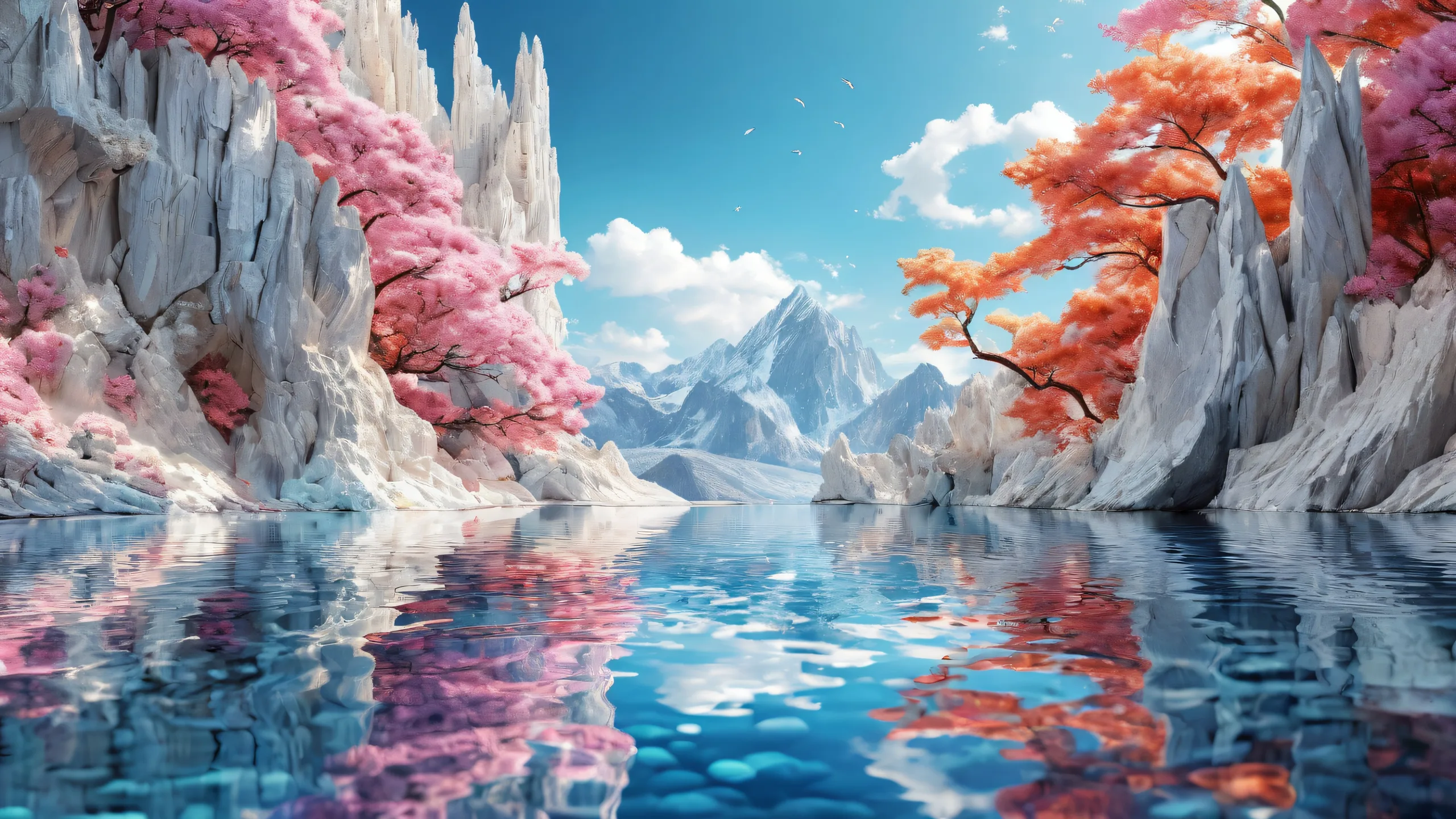 Ethereal Void Odyssey Aesthetic PC Wallpaper A breathtakingly beautiful desktop wallpaper of a perfectly clean vast pure void, ideal for a PC or Desktop background, with extreme depth of field and cinematic lighting.