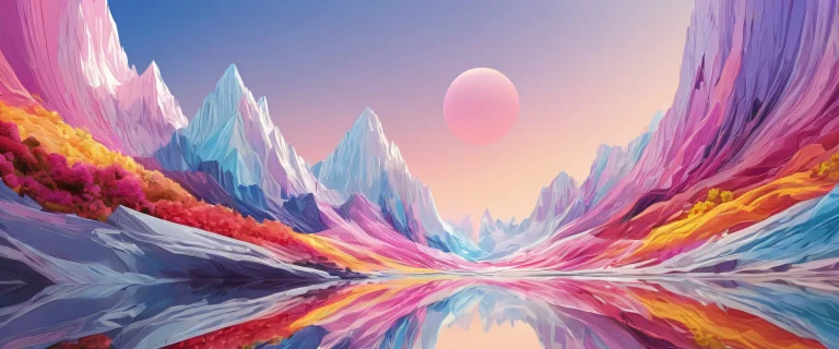 A stunning desktop image of a vast pure void on a PC/Computer screen with extreme depth of field.