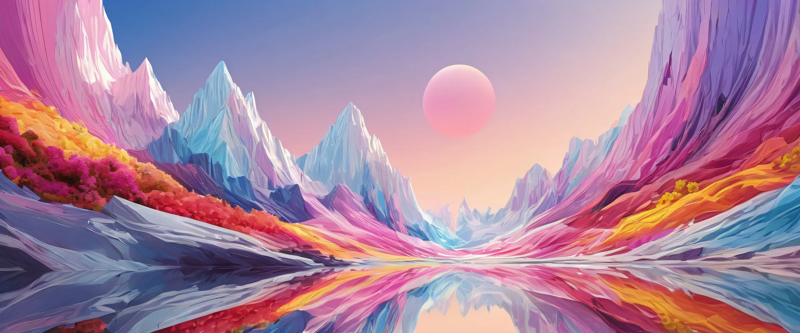 A stunning desktop image of a vast pure void on a PC/Computer screen with extreme depth of field.