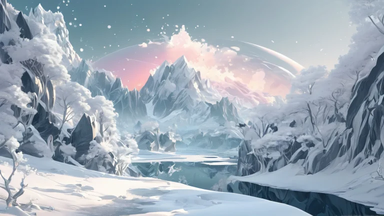 A mesmerizing monochrome desktop landscape of a vast pure void, perfect for your PC or laptop's screen