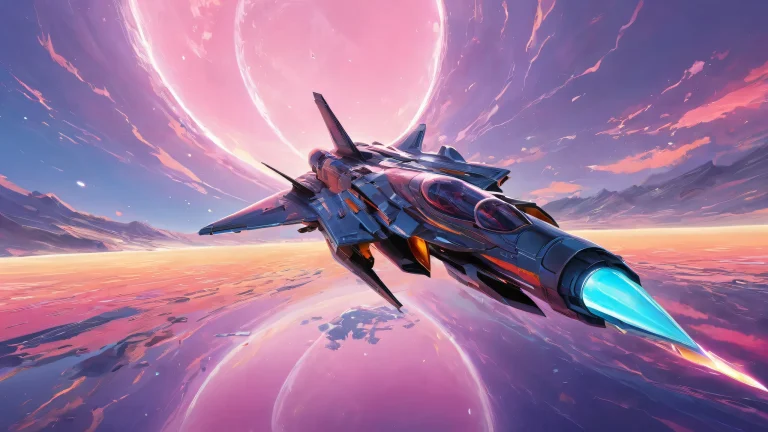 Breathtaking desktop wallpaper of a pristine void on a Desktop/PC with radiant lighting and reflections.