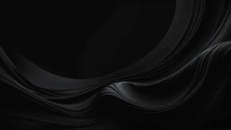 A breathtaking desktop wallpaper of a vast pure void on a Desktop/PC with perfect composition and deep blacks.