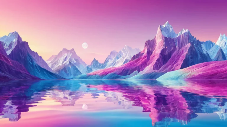 A breathtaking desktop wallpaper of a vast pure void on a Desktop/PC, perfectly clean and pristine with ethereal lighting.