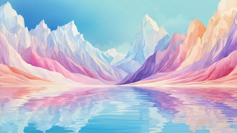A stunning watercolor-inspired desktop wallpaper featuring a vast pure void, perfect for your PC or Desktop.
