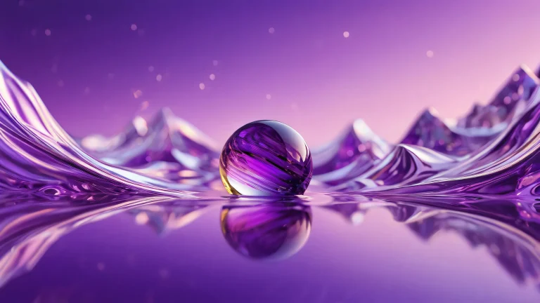 A mesmerizing desktop wallpaper featuring a vast, pure void with extreme depth of field, perfect for Desktop/PC use.